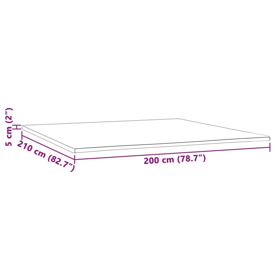 Sur-matelas 200x210x5 cm - 7