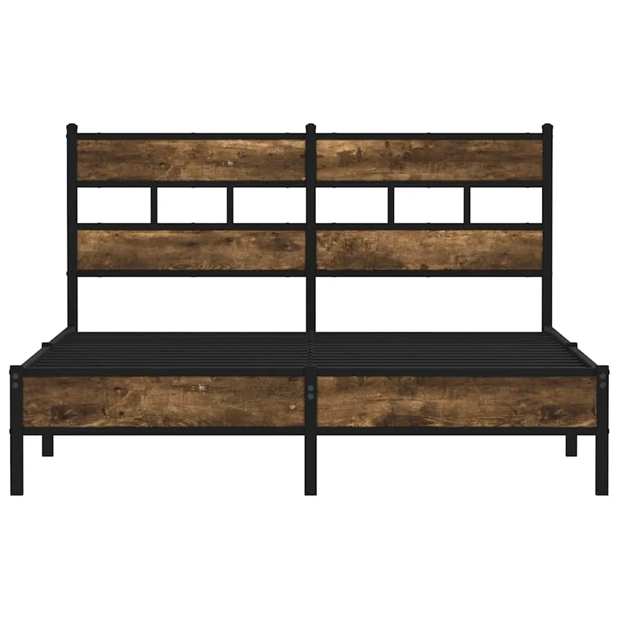 Cadre de lit sans matelas avec tête de lit 137x190 cm - 4