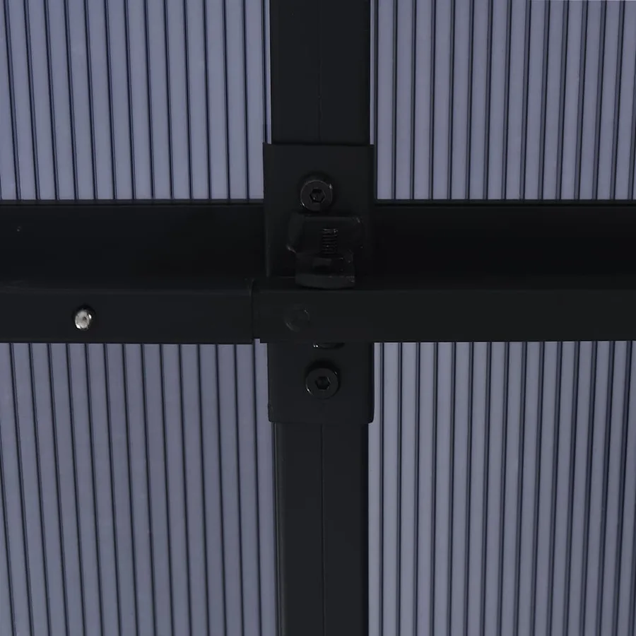Belvédère avec rideau 405x294x244 cm Anthracite - 9