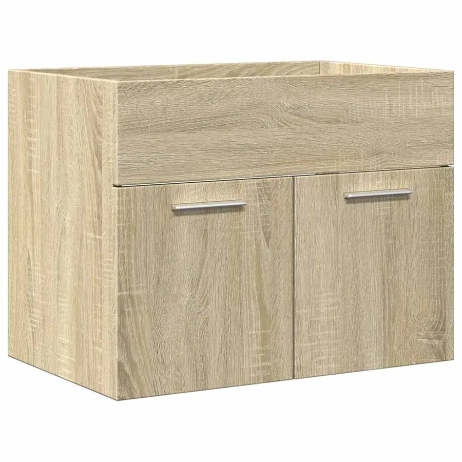 Ensemble de meubles de salle de bain 2 pcs chêne sonoma - 10