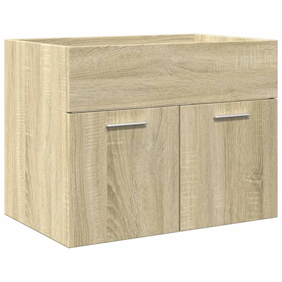 Ensemble de meubles de salle de bain 3 pcs chêne sonoma - 8