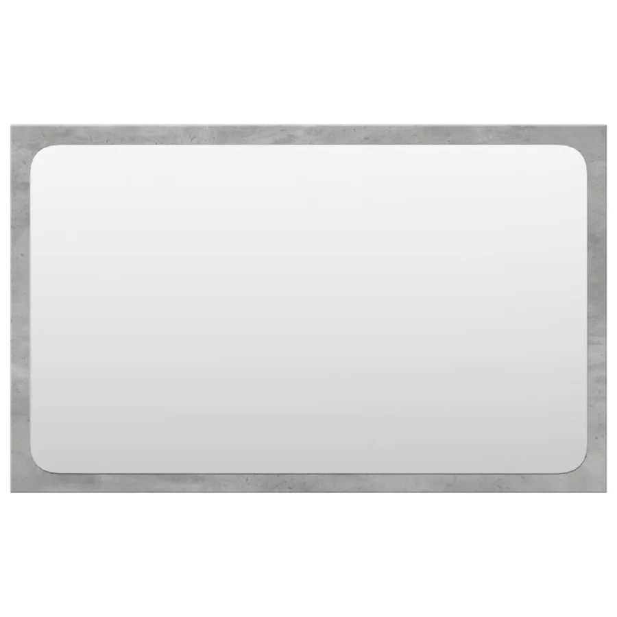 Ensemble de meubles de salle de bain 4 pcs gris béton - 5
