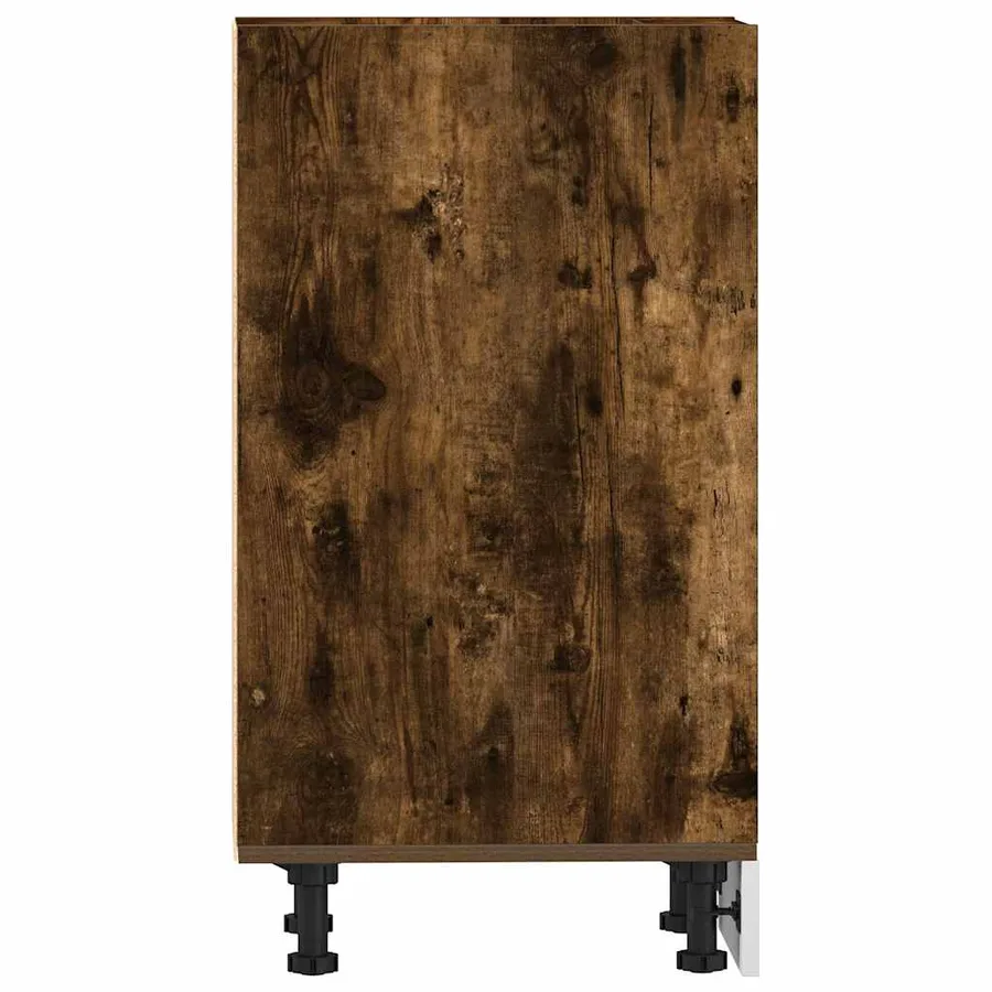 Meuble bas "Riga" Chêne fumé 30 x 44,5 x 81,5 cm Bois d'ingénierie - 5