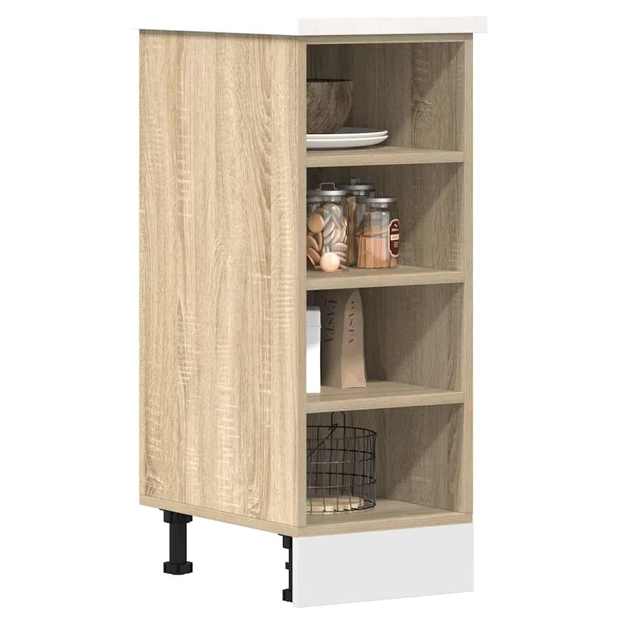 Meuble bas "Riga" Chêne Sonoma 30 x 44,5 x 81,5 cm Bois d'ingénierie