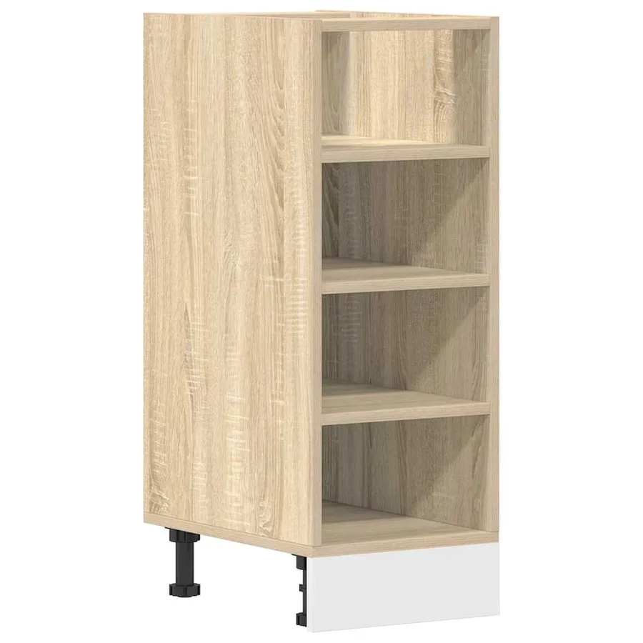 Meuble bas "Riga" Chêne Sonoma 30 x 44,5 x 81,5 cm Bois d'ingénierie - 2