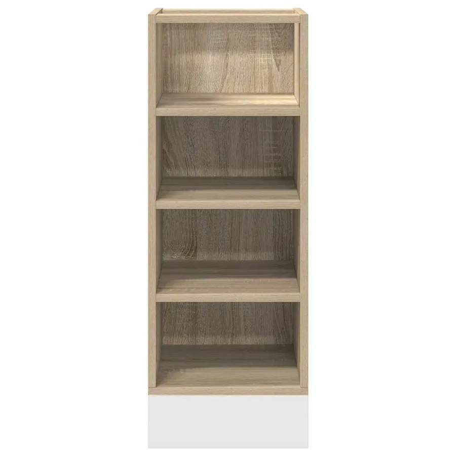 Meuble bas "Riga" Chêne Sonoma 30 x 44,5 x 81,5 cm Bois d'ingénierie - 4