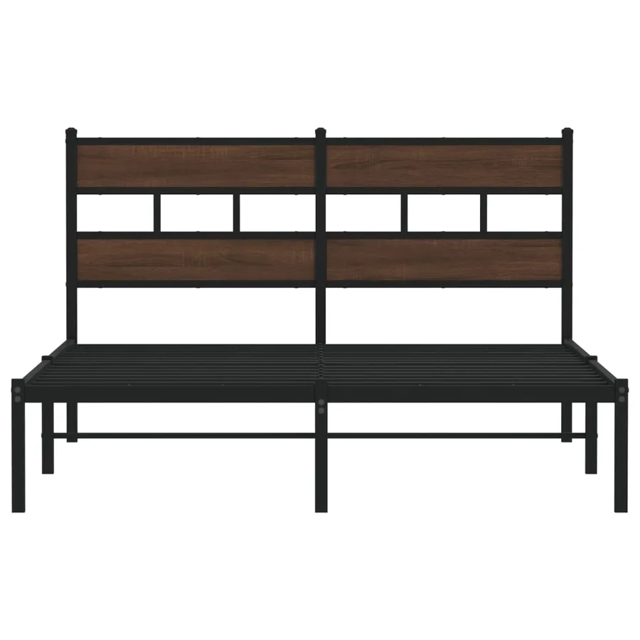 Cadre de lit sans matelas avec tête de lit 137x190 cm - 4