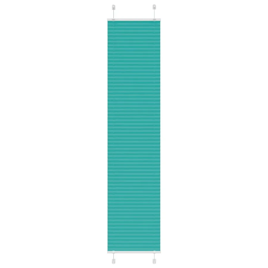 Store plissé vert pétrole 45x200 cm largeur du tissu 44,4 cm