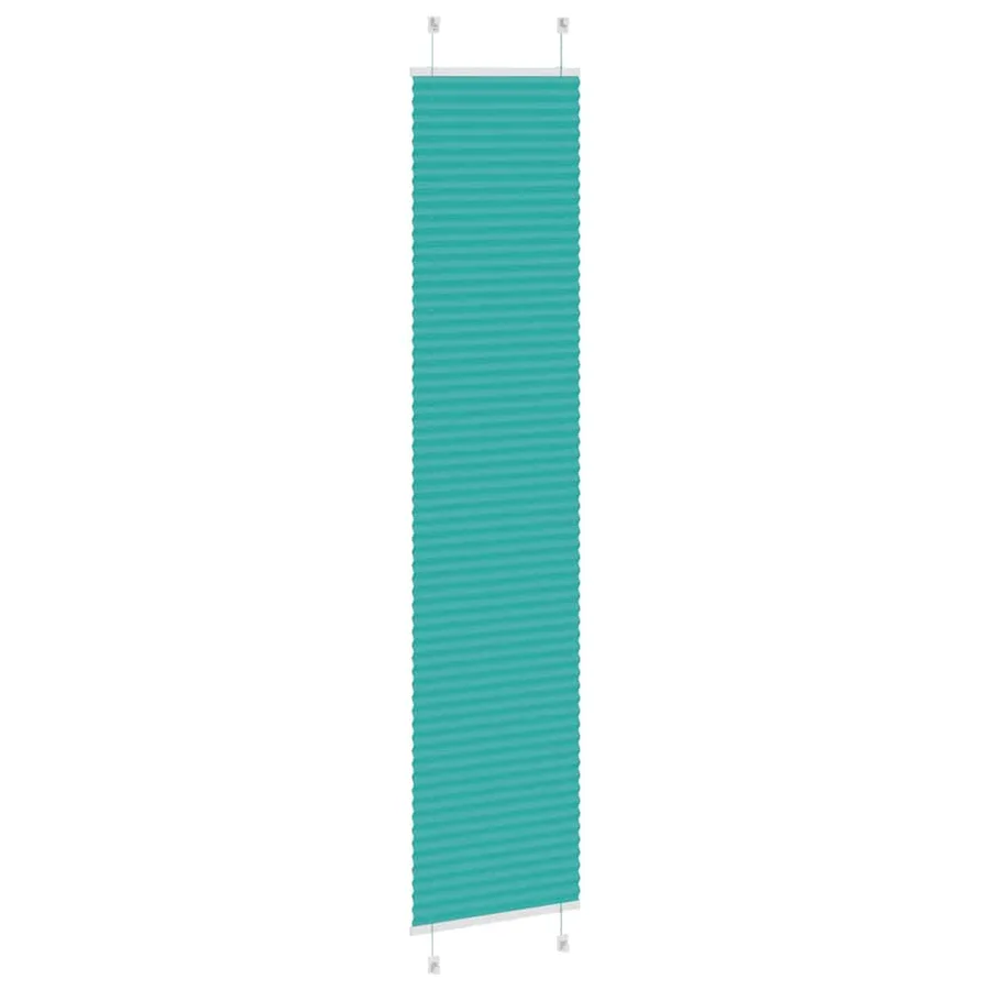 Store plissé vert pétrole 45x200 cm largeur du tissu 44,4 cm - 4