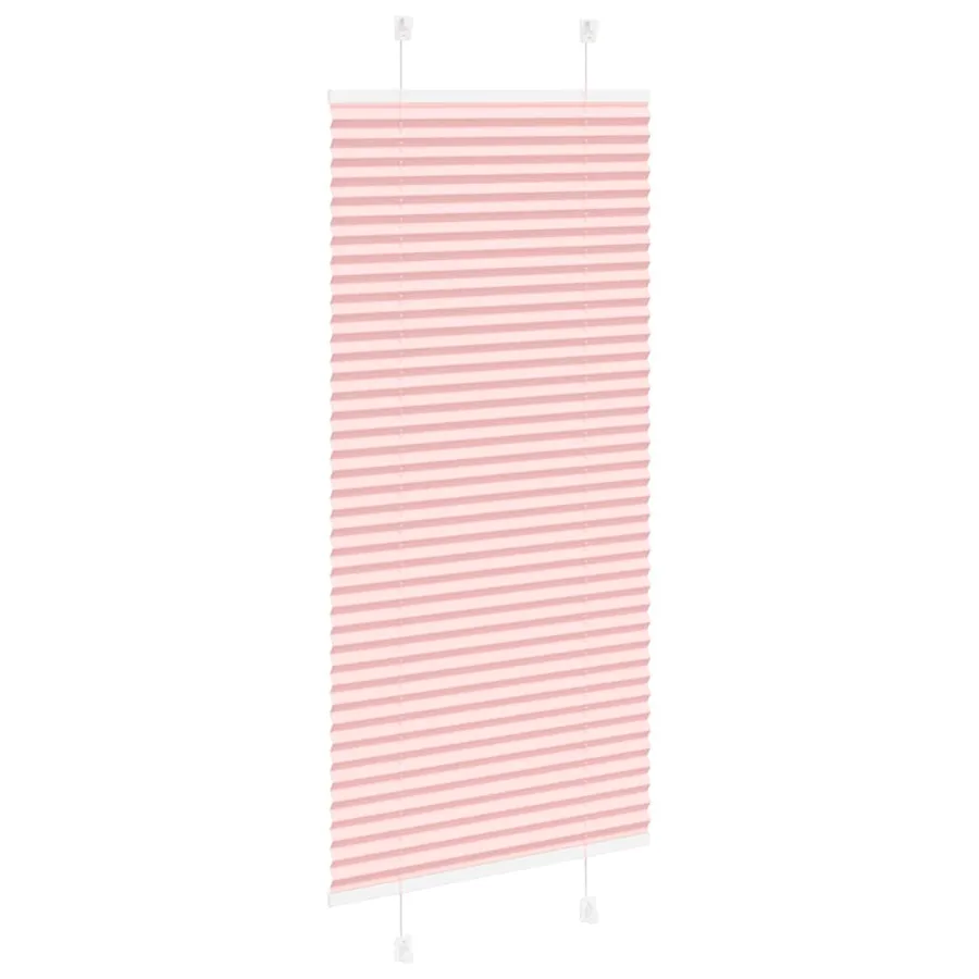 Store plissé rose 65x100 cm largeur du tissu 64,4 cm polyester - 4