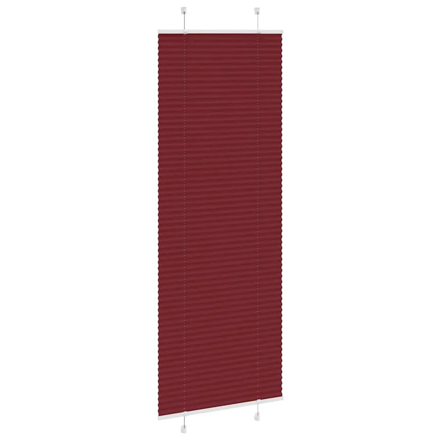 Store plissé rouge bordeaux 80x200 cm largeur du tissu 79,4 cm - 3