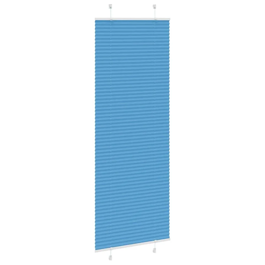 Store plissé bleu 80x200 cm largeur du tissu 79,4 cm polyester - 3