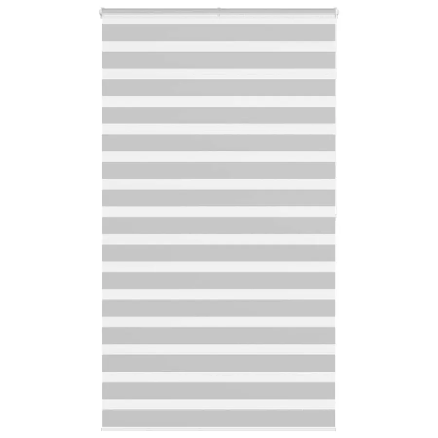 Store zèbre gris clair largeur du tissu 125,9 cm polyester