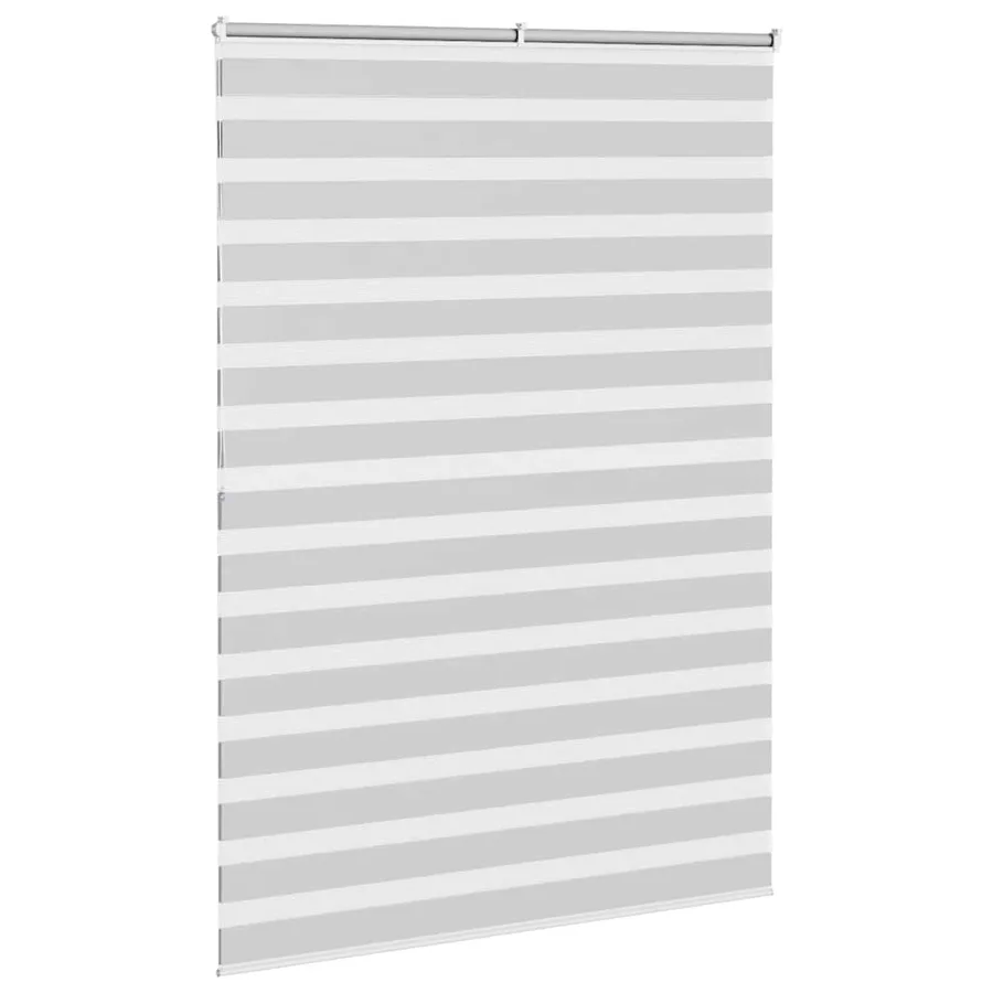 Store zèbre gris clair largeur du tissu 150,9 cm polyester - 4