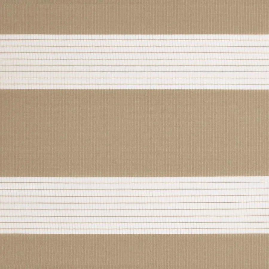 Store zèbre marron sable largeur du tissu 35,9 cm polyester - 15
