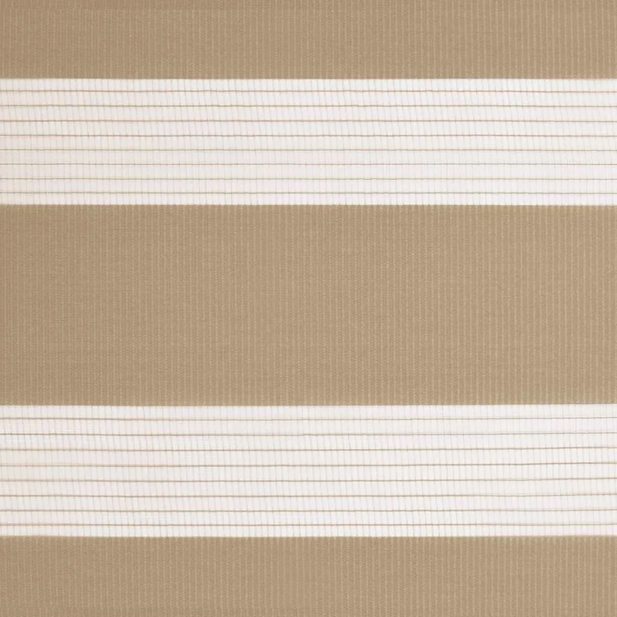 Store zèbre marron sable largeur du tissu 55,9 cm polyester - 15