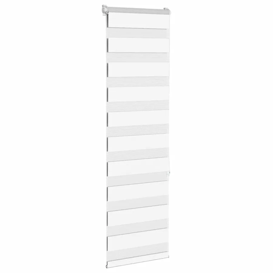 Store zèbre blanc 45x150 cm largeur du tissu 40,9 cm polyester - 3