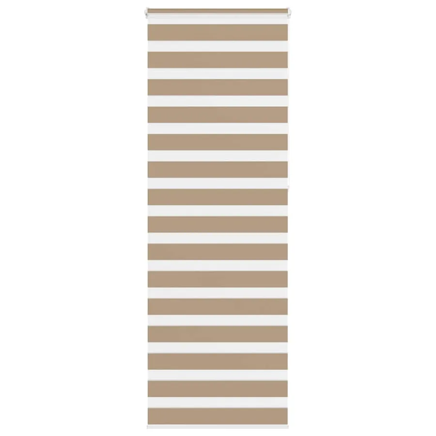 Store zèbre marron sable largeur du tissu 65,9 cm polyester