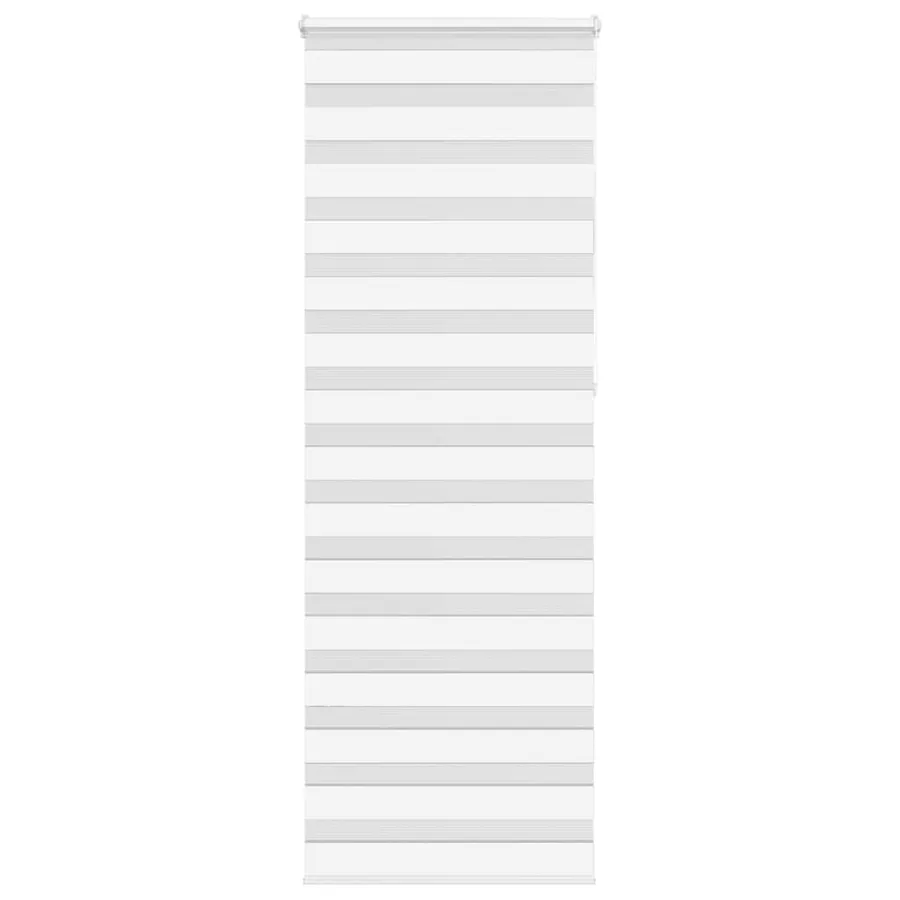Store zèbre blanc 75x230 cm largeur du tissu 70,9 cm polyester