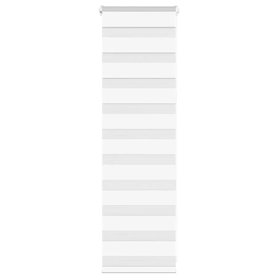 Store zèbre blanc 50x100 cm largeur du tissu 45,9 cm polyester