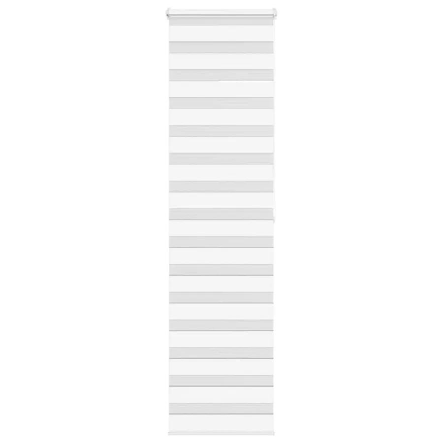 Store zèbre blanc 60x200 cm largeur du tissu 55,9 cm polyester
