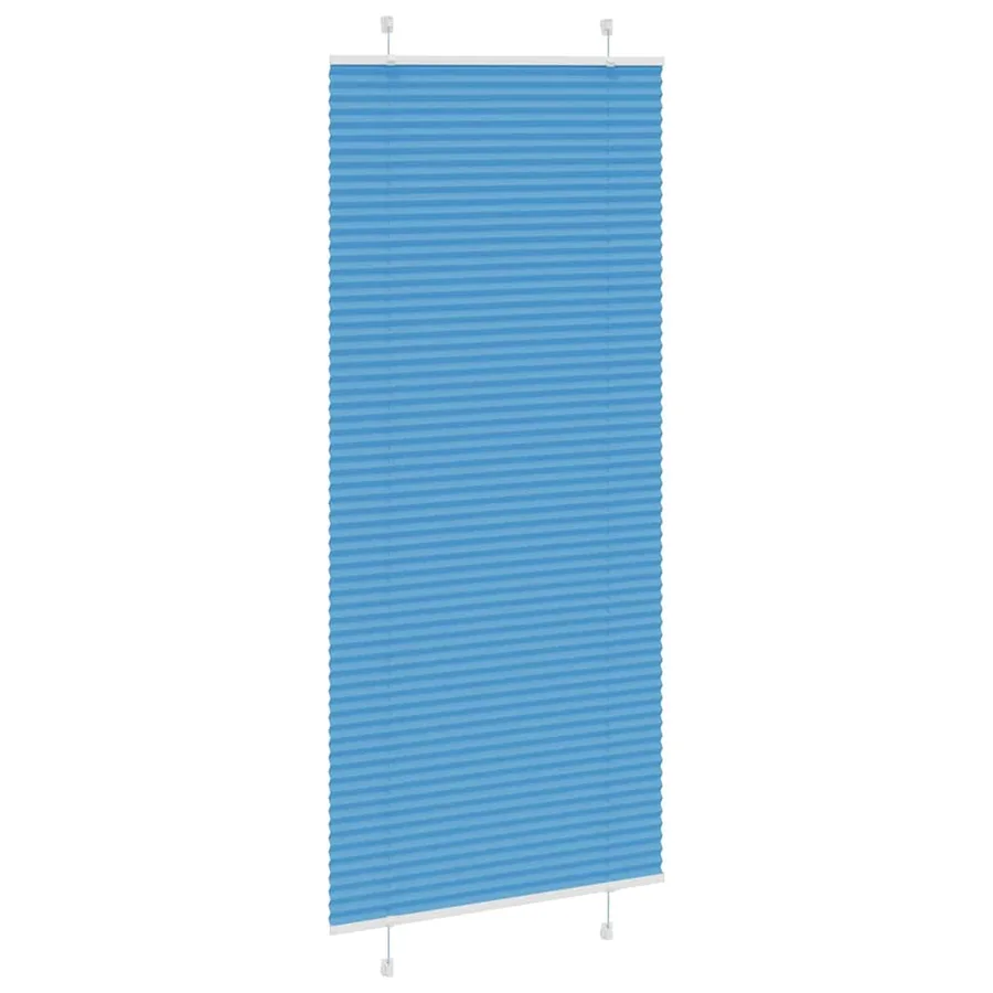 Store plissé bleu 100x200 cm largeur du tissu 99,4 cm polyester - 3