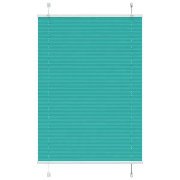 Store plissé vert pétrole 90x150 cm largeur du tissu 89,4 cm