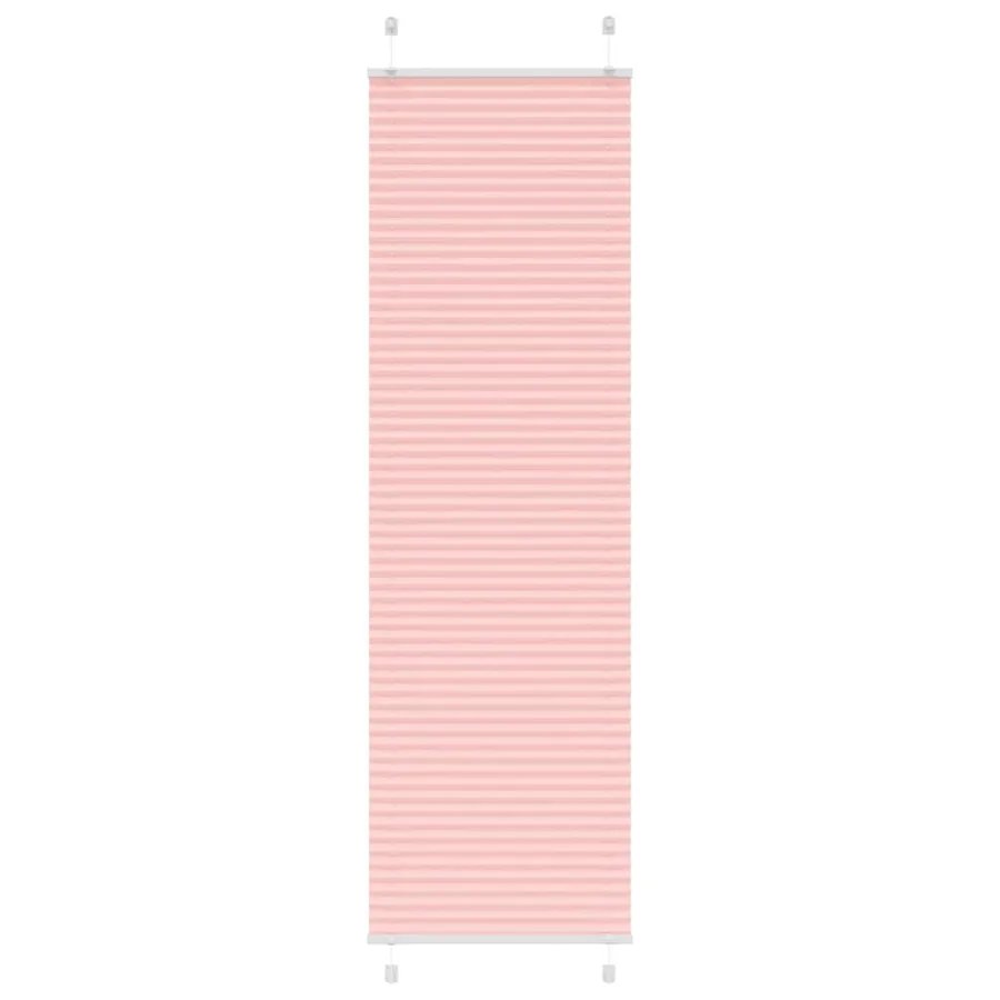 Store plissé rose 65x200 cm largeur du tissu 64,4 cm polyester