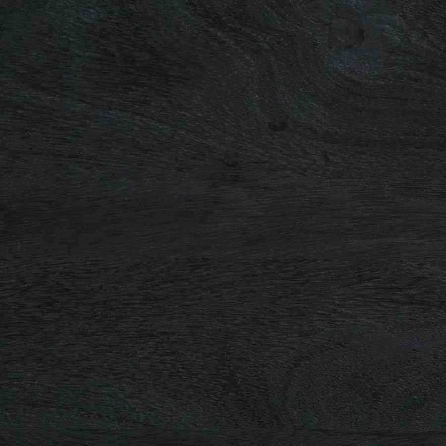 Buffet noir 80x33x75 cm bois d'ingénierie - 11
