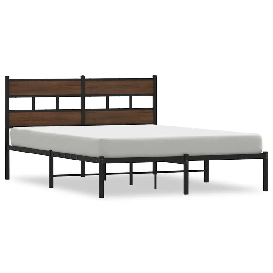 Cadre de lit sans matelas avec tête de lit 140x200 cm - 2