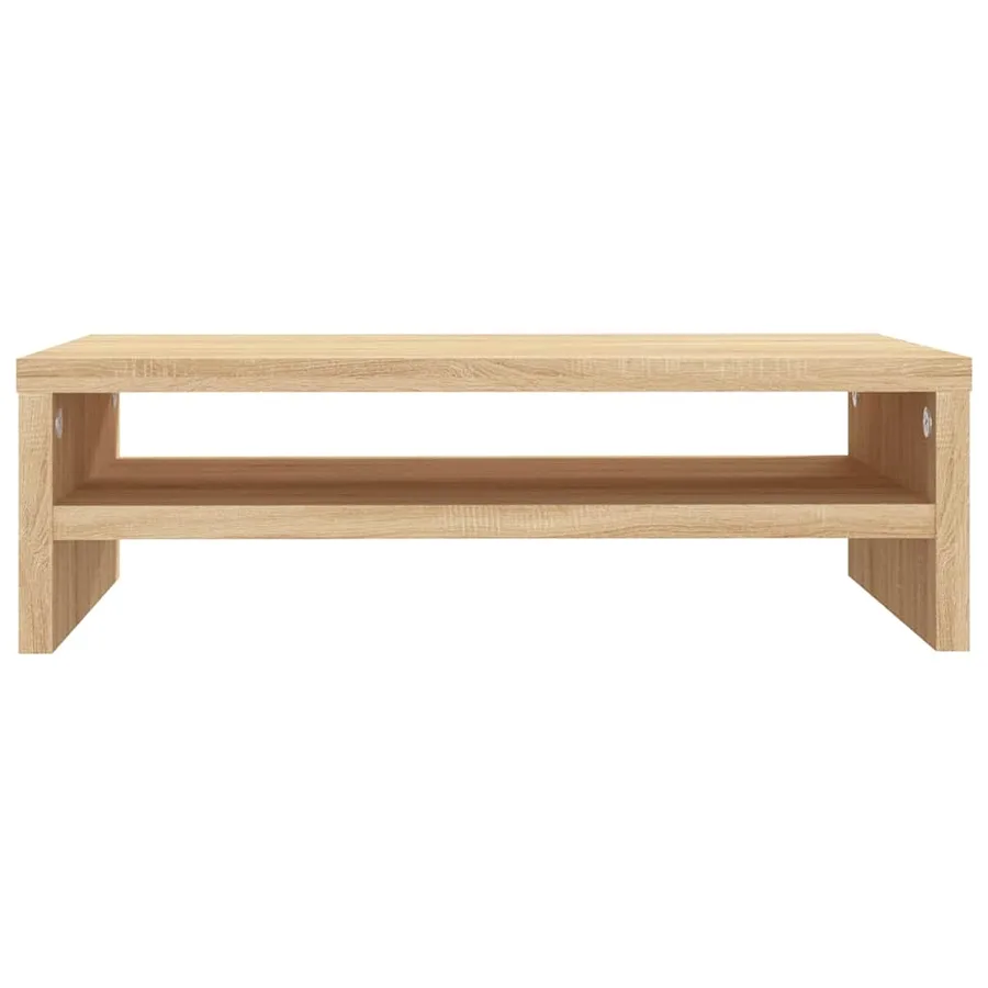 Support de moniteur Chêne sonoma 42x24x13 cm Bois d’ingénierie - 4