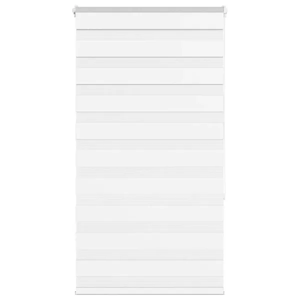 Store zèbre blanc 75x150 cm largeur du tissu 70,9 cm polyester
