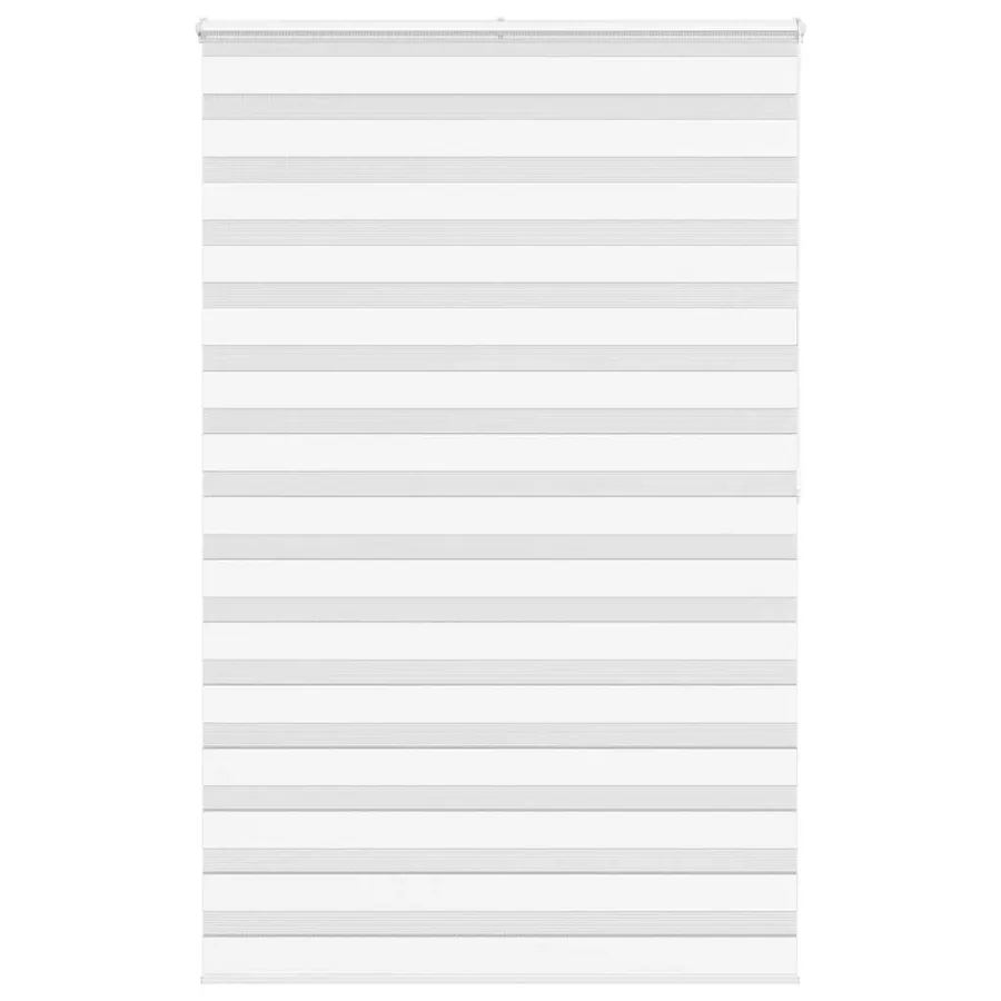 Store zèbre blanc 145x200 cm largeur du tissu 140,9cm polyester