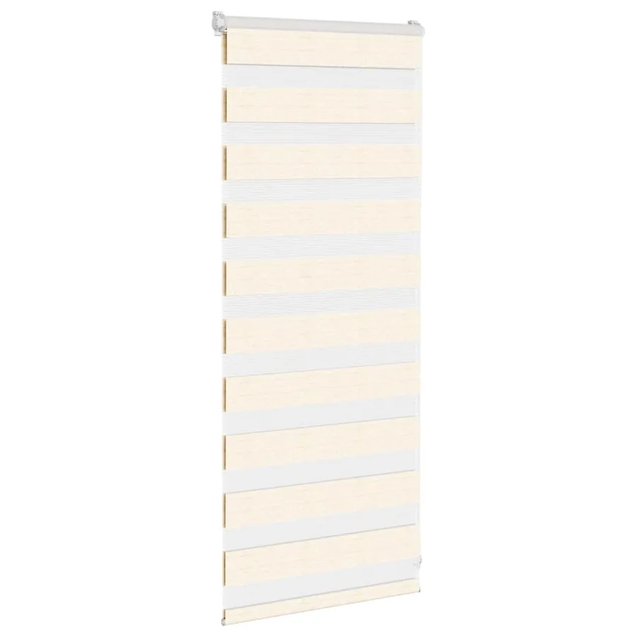 Store zèbre beige marbré largeur du tissu 55,9 cm polyester - 3