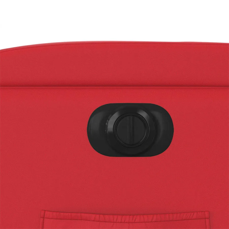 Fauteuil inclinable électrique Rouge Similicuir - 12