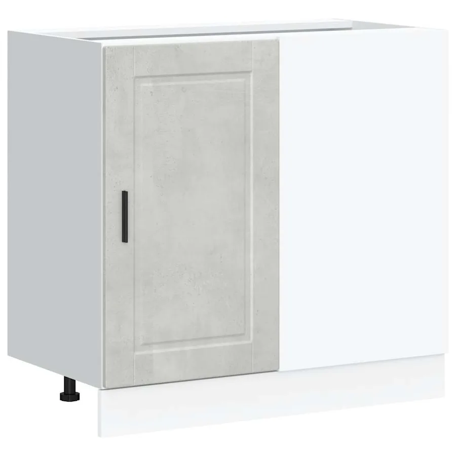 Armoire de cuisine Porto gris béton bois d'ingénierie - 2