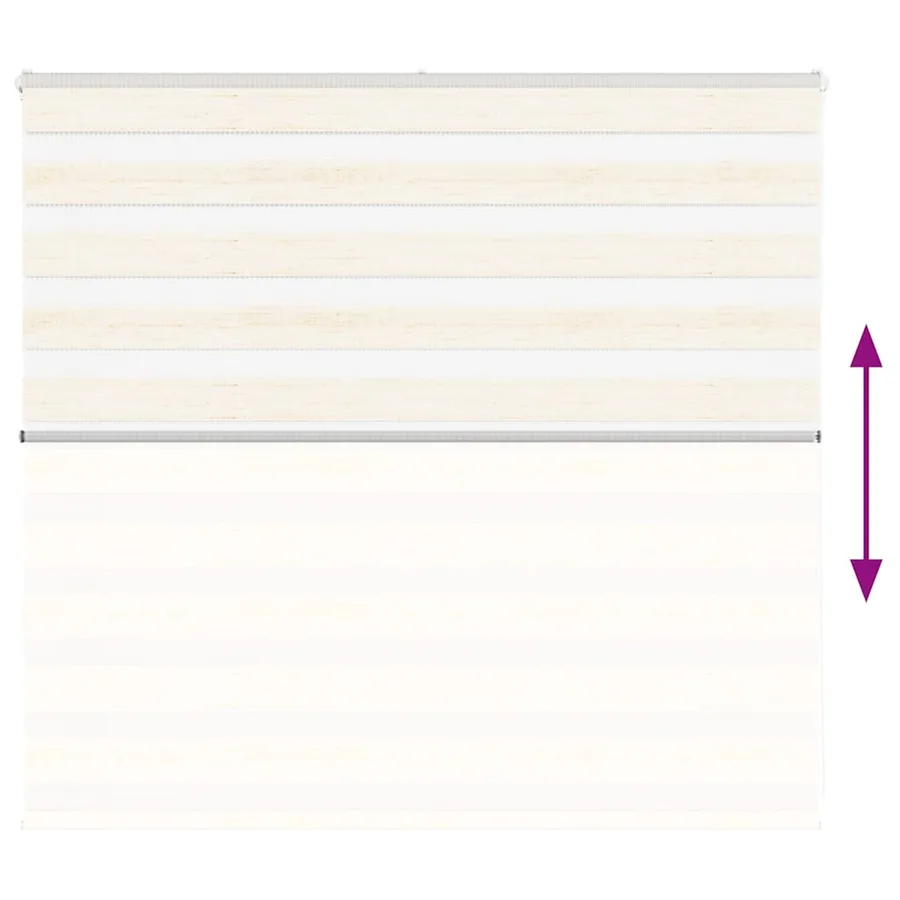 Store zèbre beige marbré largeur du tissu 150,9 cm polyester - 5