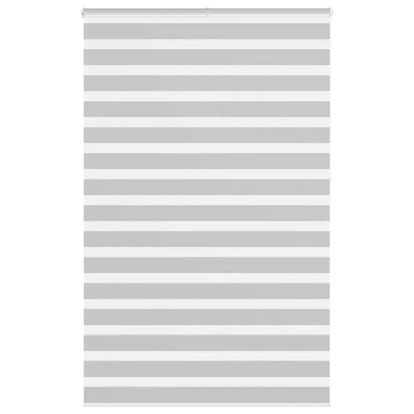 Store zèbre gris clair largeur du tissu 145,9 cm polyester