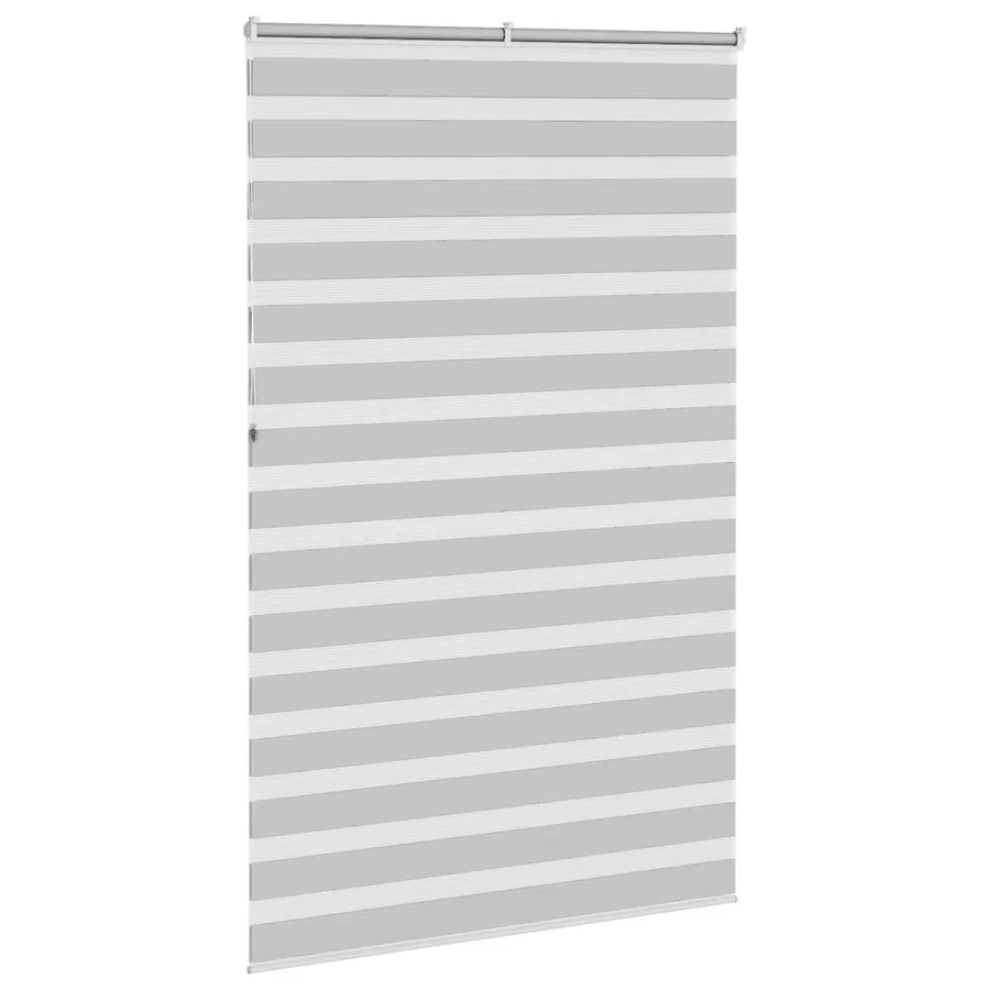Store zèbre gris clair largeur du tissu 145,9 cm polyester - 4