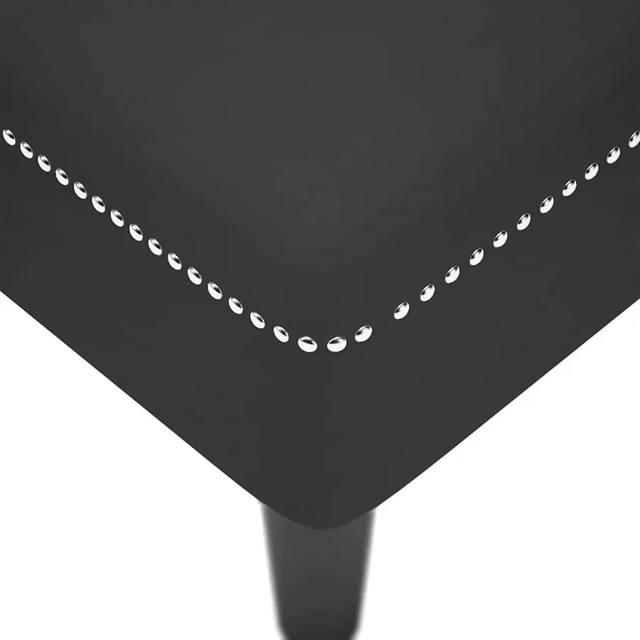 Fauteuil long avec coussin et accoudoir droit noir velours - 7