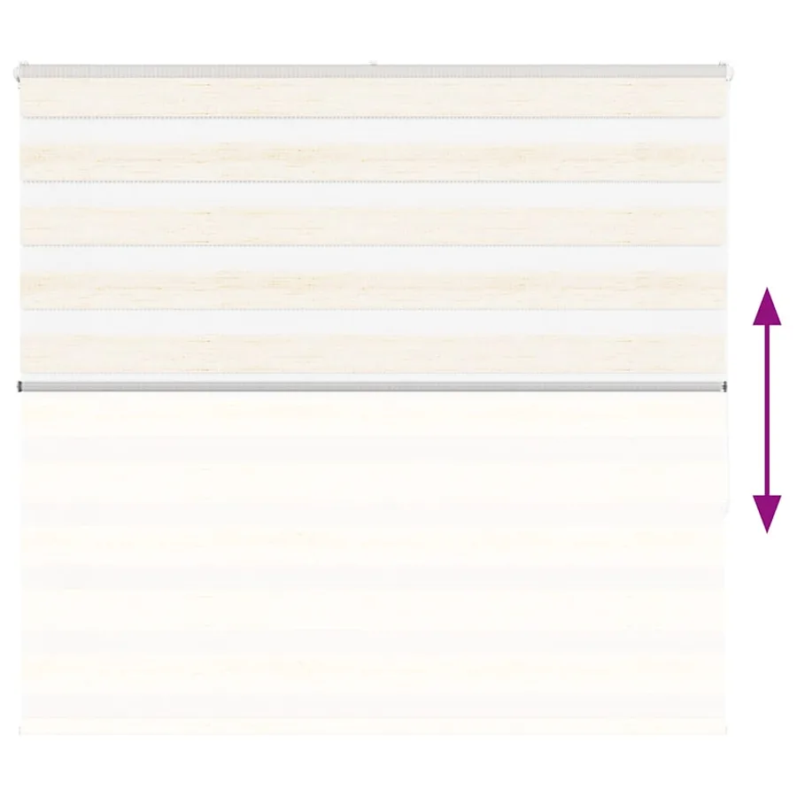 Store zèbre beige marbré largeur du tissu 150,9 cm polyester - 5