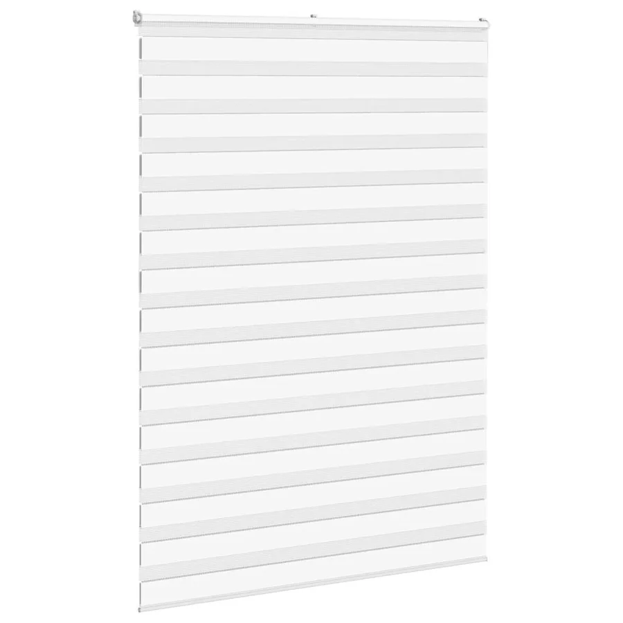 Store zèbre blanc 155x200 cm largeur du tissu 150,9cm polyester - 3