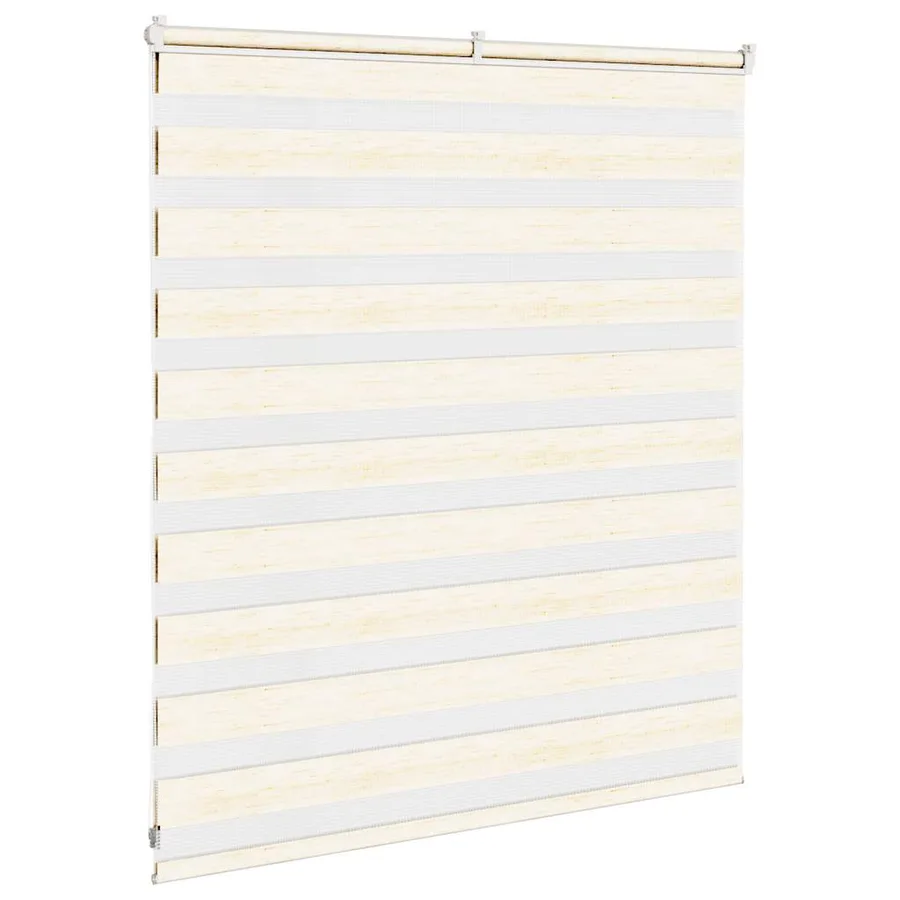 Store zèbre beige marbré largeur du tissu 115,9 cm polyester - 4