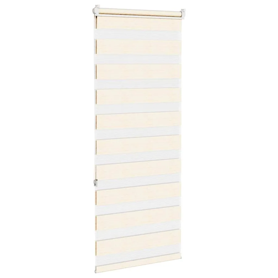 Store zèbre beige marbré largeur du tissu 55,9 cm polyester - 4