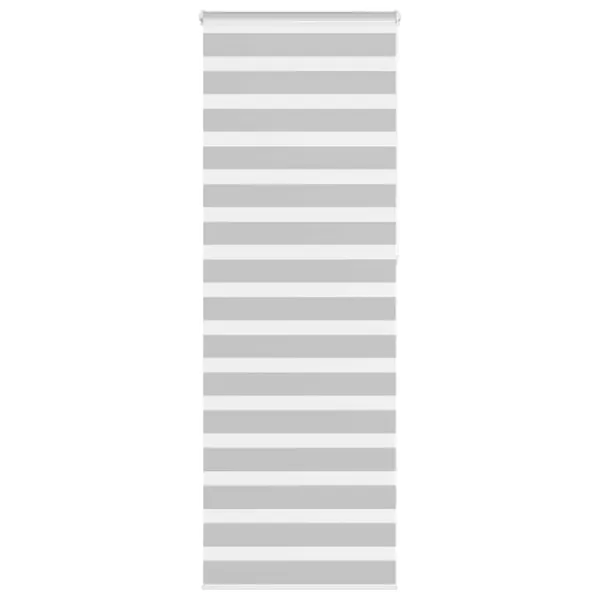 Store zèbre gris clair largeur du tissu 65,9 cm polyester