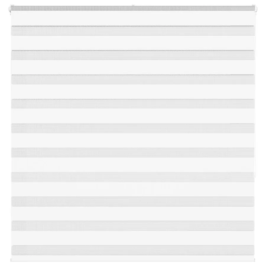 Store zèbre blanc 150x150 cm largeur du tissu 145,9cm polyester