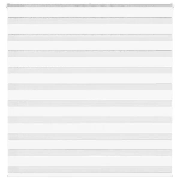 Store zèbre blanc 150x150 cm largeur du tissu 145,9cm polyester