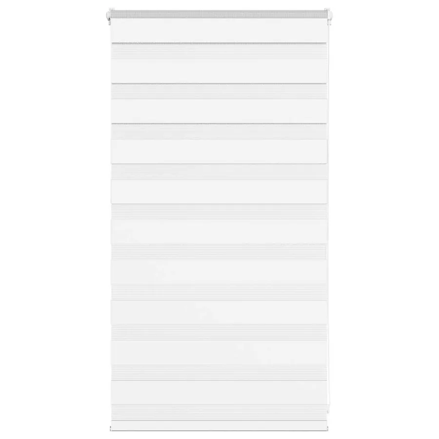 Store zèbre blanc 90x100 cm largeur du tissu 85,9 cm polyester