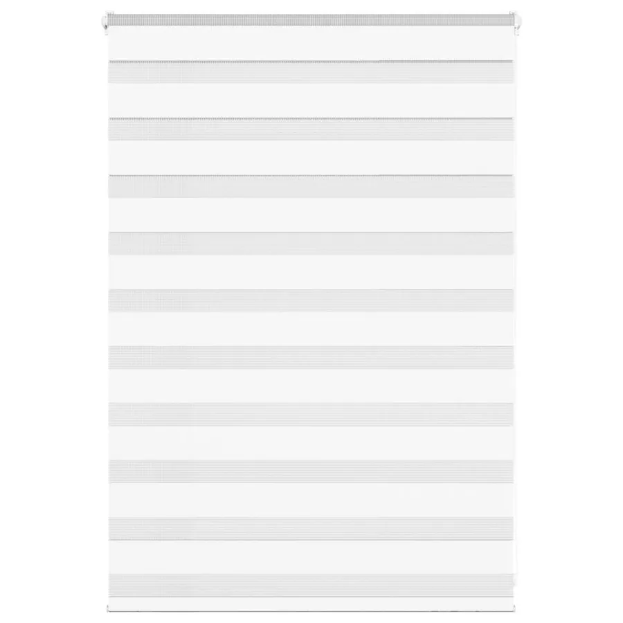 Store zèbre blanc 110x100 cm largeur du tissu 105,9cm polyester