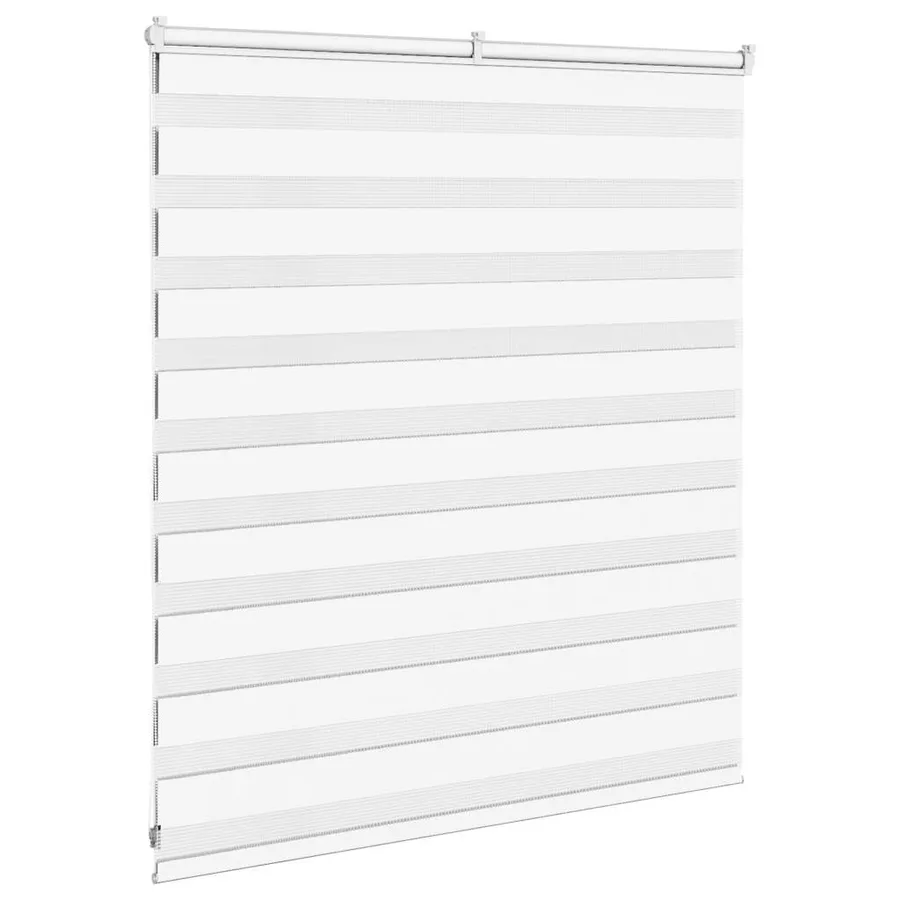 Store zèbre blanc 120x100 cm largeur du tissu 115,9cm polyester - 4